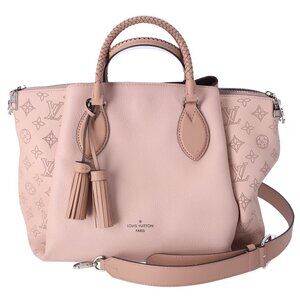 Louis Vuitton Haumea Mahina Handbag M55030 Magnolia Pink Leather